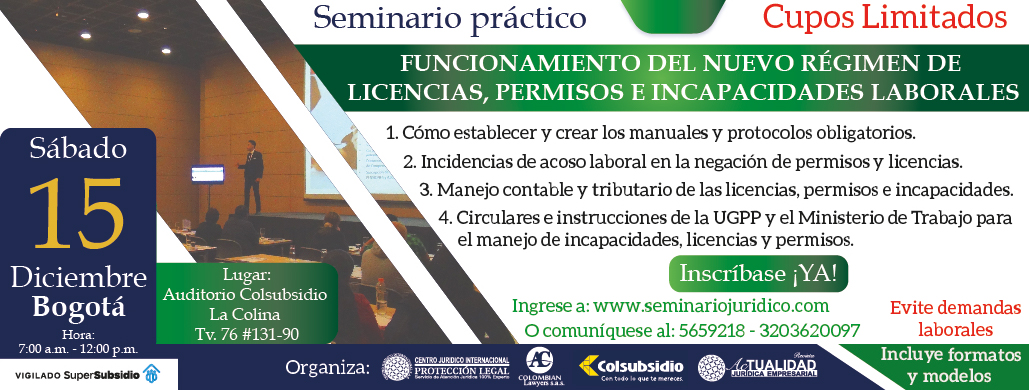 Licencias, permisos e incapacidades